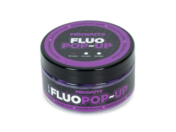 Mikbaits - Plovoucí Fluo mini boilie 100ml, 10mm