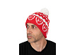 Fox Rage Red & White Bobble Hat