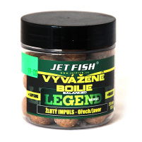 JET FISH - Vyvážené boilies Balanced 20mm 130g - kořeněný tuňák - broskev