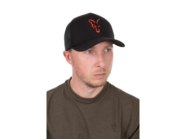 Fox Collection Trucker Cap - Black/Orange