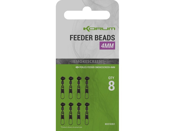 KORUM - Montáž Smokescreen Feeder Beads, 4mm