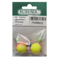 Bubeník - Číhátko před špičku 22mm, 2ks barva červená,žlutá