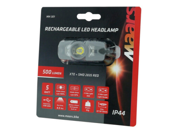 BC baterie - Čelovka 5W, MH301, 500 Lumens