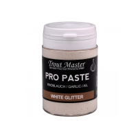 Trout Master - Těsto na pstruhy Pro Paste 60g - Garlic White Glitter