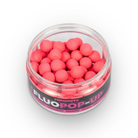 Mikbaits - Plovoucí Fluo mini boilie 100ml, 10mm - Jahoda