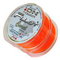 AWA-SHIMA - Silion ION POWER FLUO+ Coral - 0,203mm - 2x300m