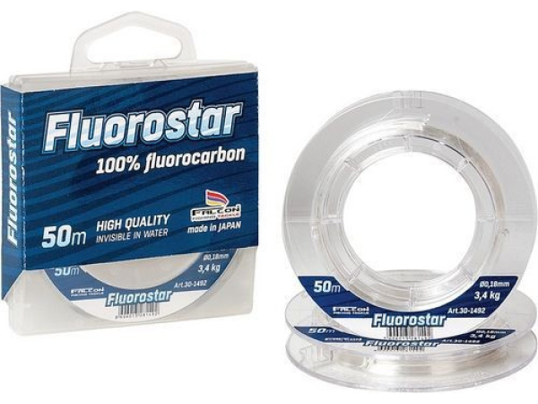 Filfishing - 100% Fluorocarbon Fluorostar 0,25mm,6,2kg,50m