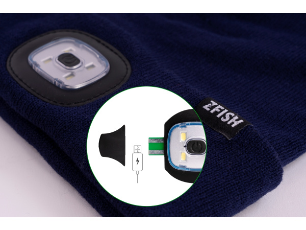 ZFISH Čepice Light Beanie Modrá