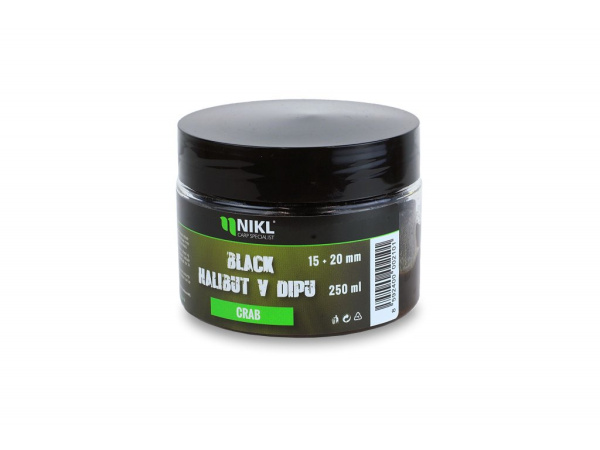 Karel Nikl Nikl Black halibut pelety v dipu 250g