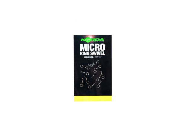 KORDA Obratlík Micro Rig Ring Swivel Large 10 ks