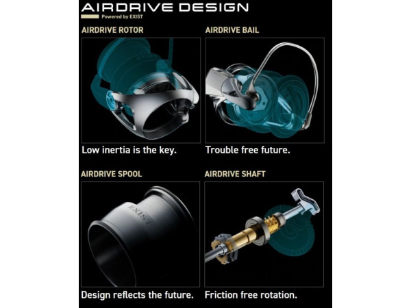 DAIWA - Naviják Exist LT 3000D - 12 ložisek