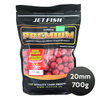 JET FISH - Boilie PREMIUM CLASSIC 700g 20mm - Jahoda/Brusinka