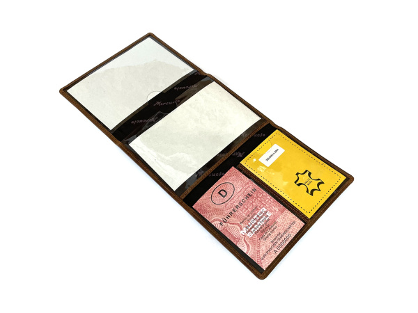 MERCUCIO - Pouzdro na rybářské doklady štika s nápisem