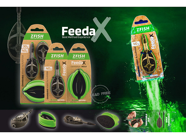 ZFISH Krmítko Method Feeder Feeda X
