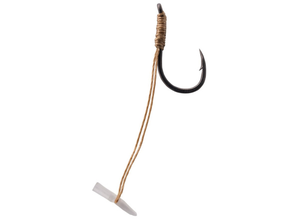 KORUM - Navázané Háčky Quickstop Hook Hairs Barbed - Vel. 8, 4ks