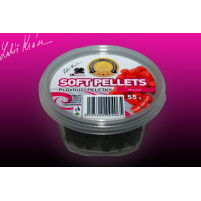 LK Baits - Soft peletky Black Protein měkčené v dipu 8 - 14mm