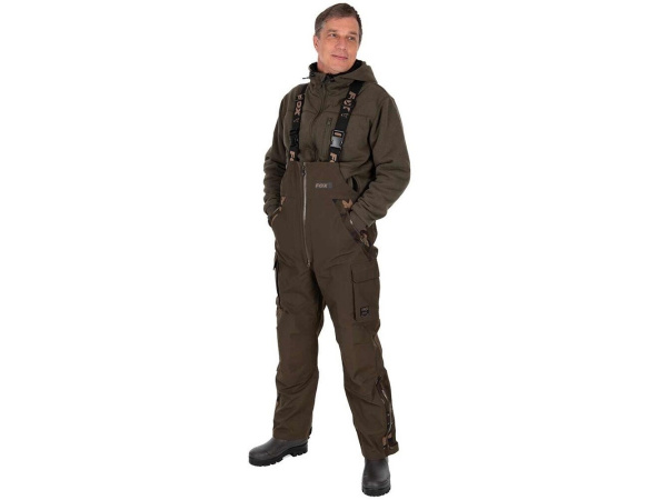 FOX - Kalhoty RS25K Khaki Salopettes