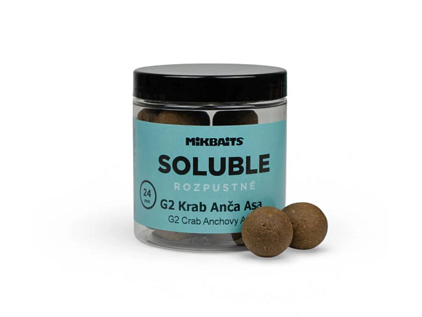 Mikbaits Rozpustné Boilie Soluble G2 Krab Ančovička Asa 250 ml
