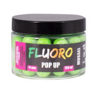 LK Baits Pop Up Fluoro Boilies Mussel 14mm 150ml