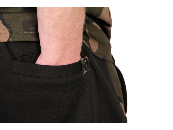Fox tepláky LW Black/Camo Combat Joggers