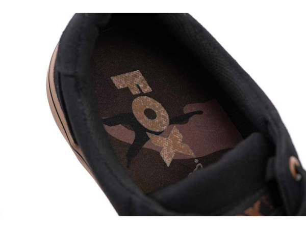 Fox Black Canvas Shoe