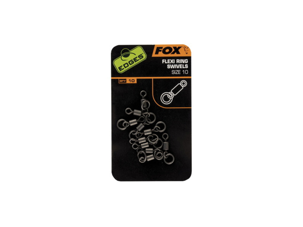 Fox obratlík EDGES Flexi Ring Swivel - Size 10