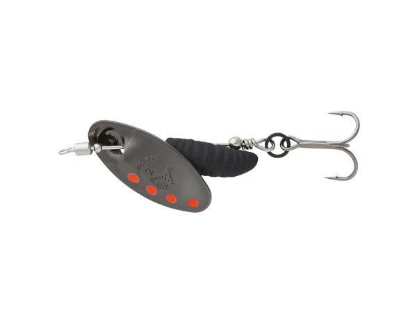 SAVAGE GEAR - Třpytka Grub Spinner - Black Red Black