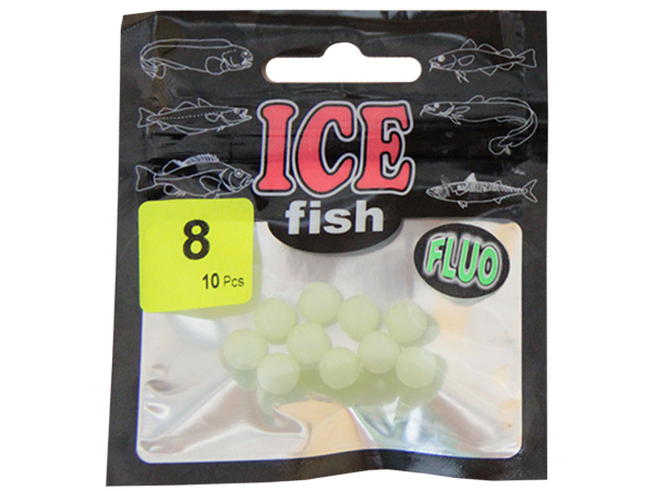 ICE fish - Fluoro korálky