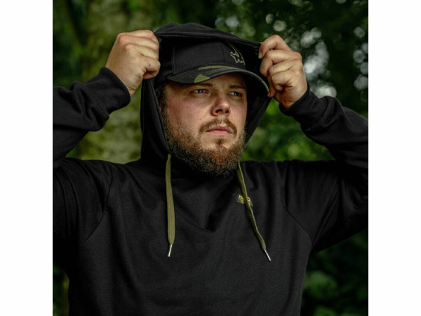 AVID CARP - Mikina Minimal Hoodie Black