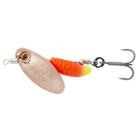 SAVAGE GEAR - Třpytka Grub Spinner, vel. 2, 5,8g, Copper Red Yellow