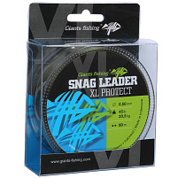Giants fishing Šokový vlasec Snag Leader XL- Protect Army Green 80m|0,60mm/60lb(27,3kg)