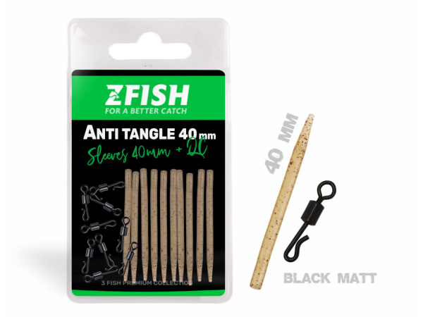 ZFISH Sada Převleků Anti Tangle SET Sleeves + QC