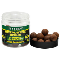 JET FISH - Rozpustné boilies LR 24mm 250ml - Seafood + švestka/česnek