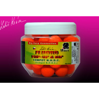 LK Baits Pop Up Fluoro Boilies Compot N.H.D.C. 14mm 150ml 