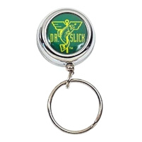 Dr. Slick Co. Jojo Clip-On-Reel 0 Ring, stříbrné