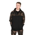 Fox mikina LW Black/Camo Split Zip Hoody