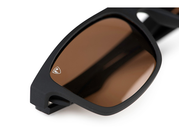 Rage Matt Black Sunglasses Brown Lense Eyewear
