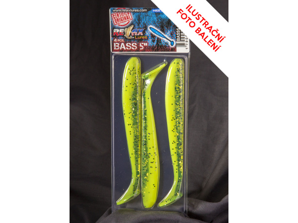 Relax - Gumová nástraha Bass 5 - blister 3ks - 12,5cm