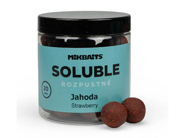 Mikbaits Rozpustné Boilie Soluble Jahoda 250 ml