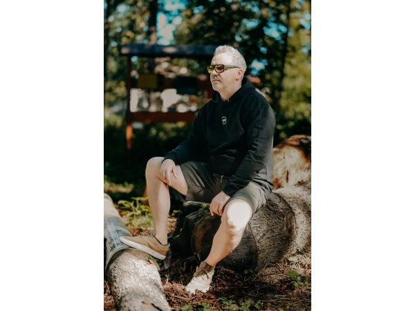 Giants fishing Giants Fishing Mikina pánská černá Tři kapři