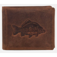 MERCUCIO - Peněženka tm. kůže - Kapr lysec embos