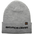 SAVAGE GEAR - Čepice Fold-up beanie light grey melange