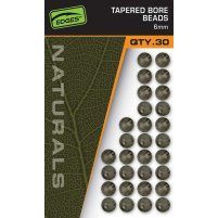 FOX - Nárazové Kuličky Naturals Tapered Bore Beads 30ks, 6mm
