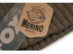 FOX - Čepice zimní Merino trawler olive