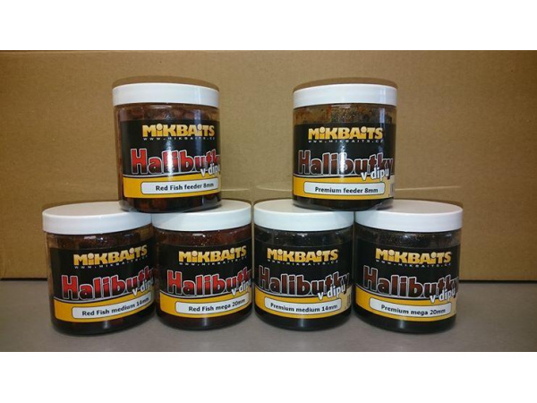 Mikbaits - Halibutky v dipu 250ml 20mm 
