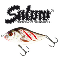 Salmo - Wobler Slider sinking 7cm - Wounded real grey shiner
