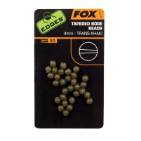 FOX - Gumové korálky Tapered bore beads 4mm
