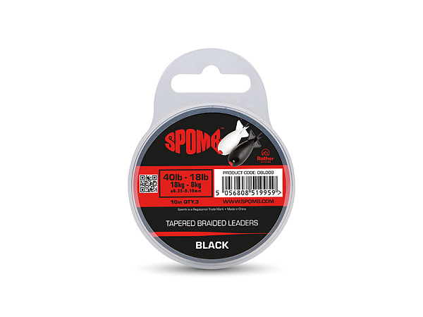 Spomb Tapered Braided Leaders 40lb-18lb