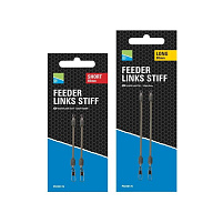 PRESTON INNOVATIONS - Závěska Feeder Links Stiff 2ks, Long 80mm