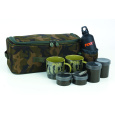 FOX - Pouzdro CAMOLITE s dózami hrnky a lžičkou Brew kit bag